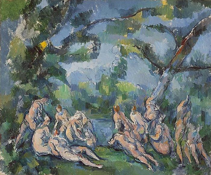 Paul Cezanne Badende France oil painting art
